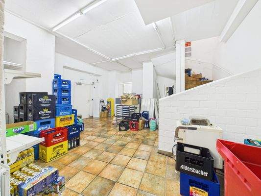 Derzeitige Lagerfläche UG