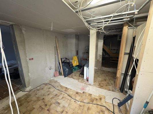 Einliegerwohnung begonnen mit dem Ausbau