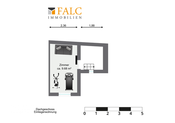 Dachgeschoss Einliegerwohnung