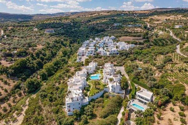 Kreta, Ag. Paraskevi: Tolle Wohnung in schöner Anlage mit Meerblick zu verkaufen