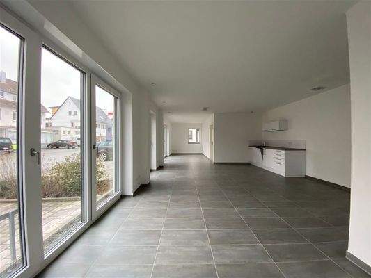 Blick in eine der Gewerbeeinheiten ...