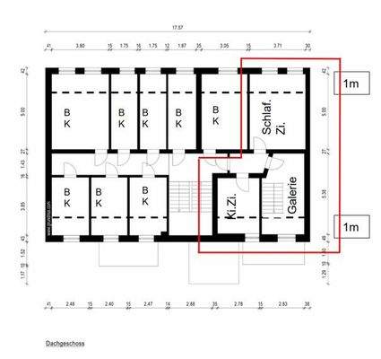 Grundriss Dachgeschoss
