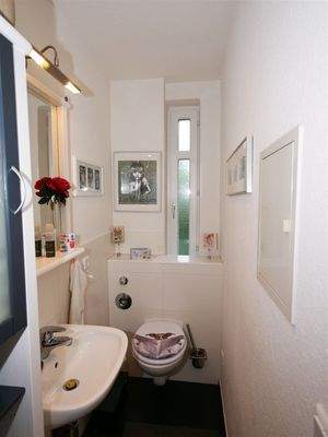 WC im Duschbad Wohnebene