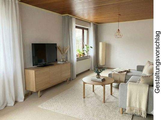 GESTALTUNGSVORSCHLAG - WOHNZIMMER