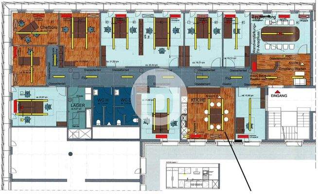 2. Obergeschoss mit ca. 370 m²
