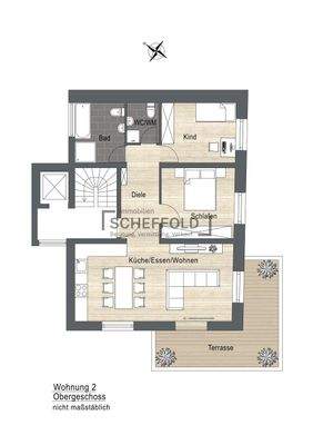 Grundriss Obergeschoss