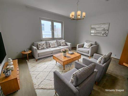 Wohnzimmer Mustereinrichtung