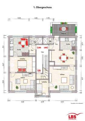Grundriss 1. Obergeschoss