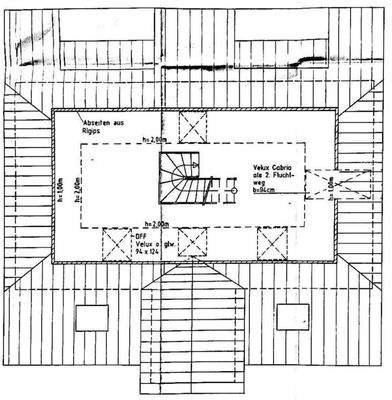 Grundriss Spitzboden