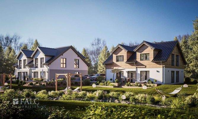 Beispielbebauung Gartenansicht