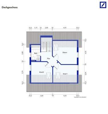 Grundriss Dachgeschoss