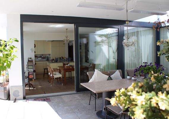 Terrassenzugang zur Küche