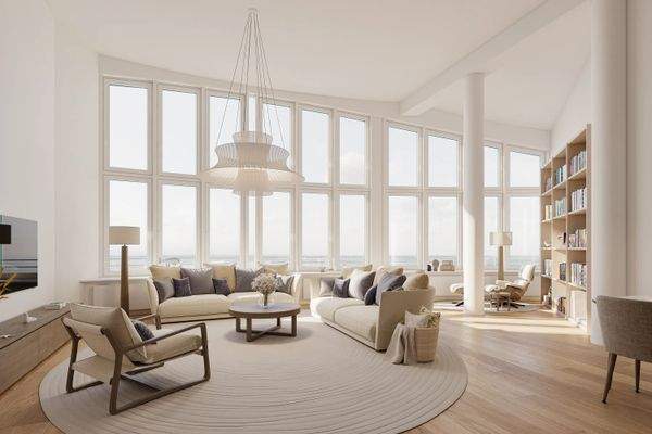 Einzigartige Raumhöhen bis 4,70m. (Visualisierung)