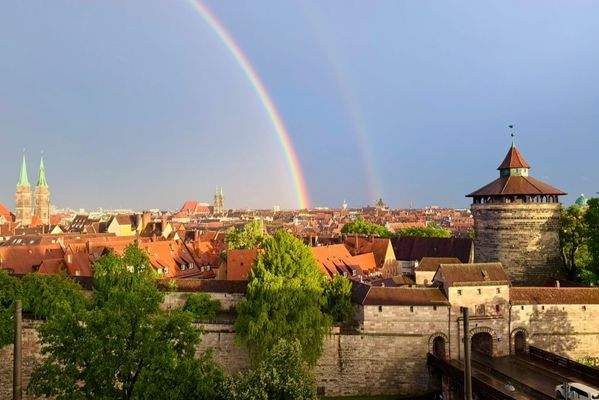 Ausblick vom Wohnzimmer