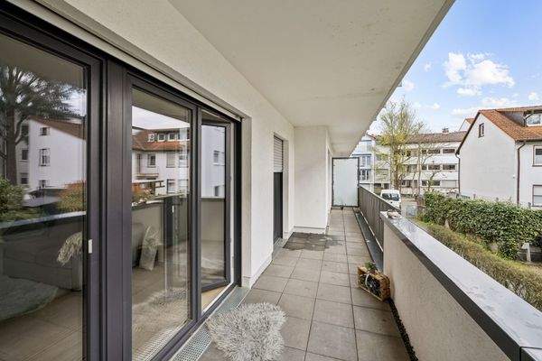 Ihr Balkon in Ostausrichtung