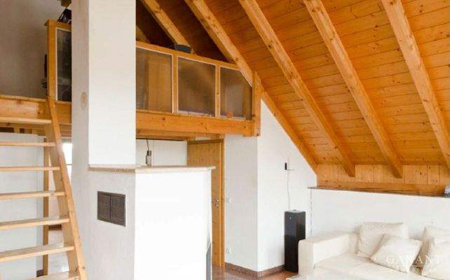 Wohnzimmer mit Galerie