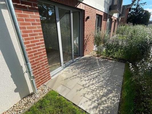 Terrasse mit Abendsonne