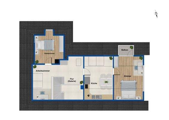 Grundriss Dachgeschoss