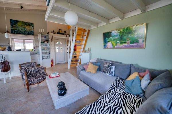 Kreta, Douliana: Faszinierendes Haus mit Meer- und Bergblick