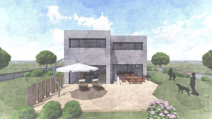 Ansicht Garten Terrasse 