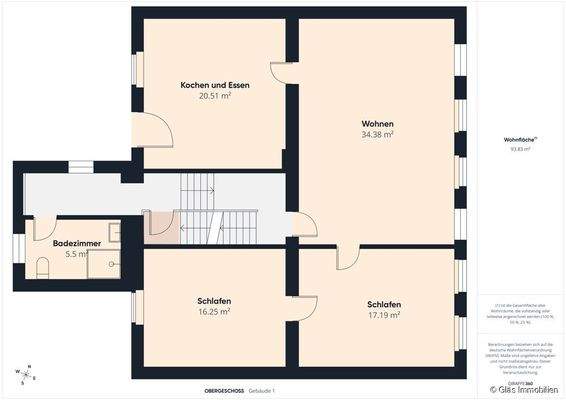 Grundriss Obergeschoss