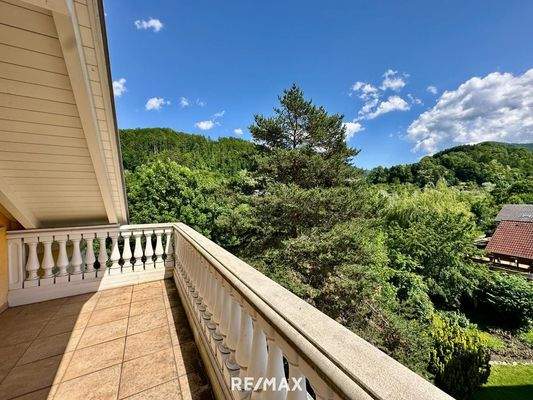 Ausblick Südbalkon