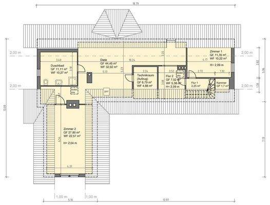 Grundriss - Obergeschoss