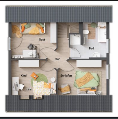 Grundriss Dachgeschoss