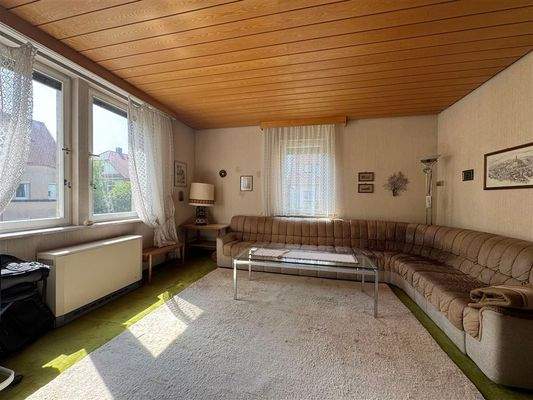 Das Wohnzimmer im OG ... 