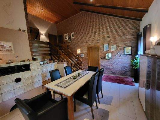 Esszimmer-Kaminzimmer