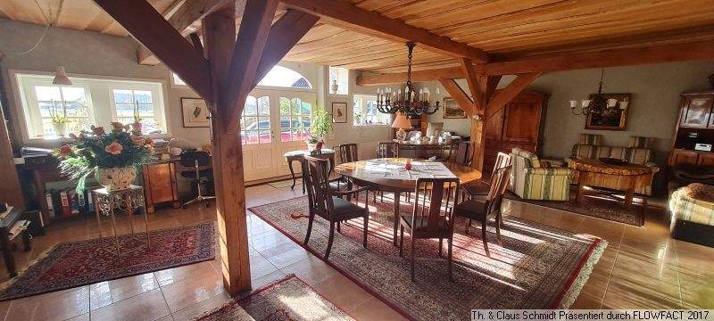 Wohnzimmer mit Eichenständerwerk