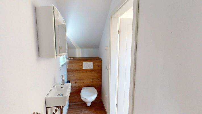 Gäste-WC in oberer Etage