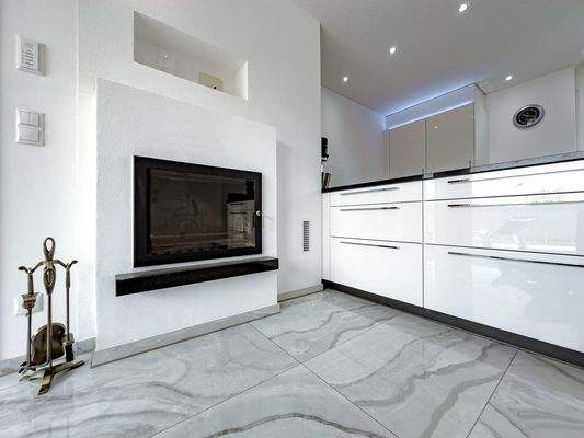 Küche Kamin