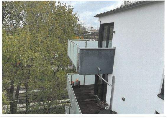 Blick auf den Balkon