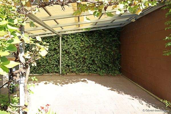 Garten überdachter Bereich