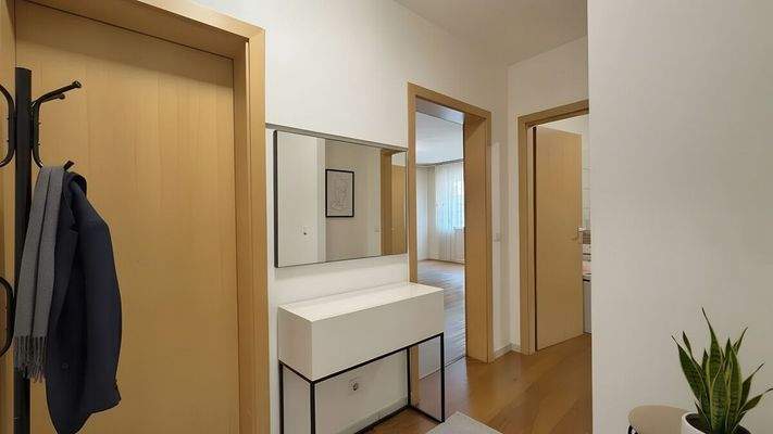 KI-Visualisierung: Flur