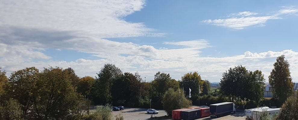 Blick vom Balkon