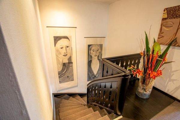 Treppenabgang vom DG