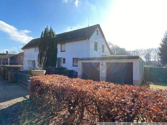 Frontansicht inkl Doppelgarage