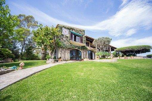 Blick auf die mallorquinische Finca