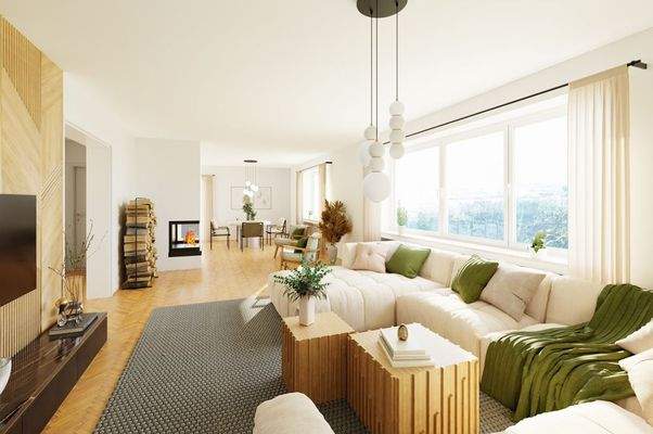 Visualisierung Wohnen-Essen