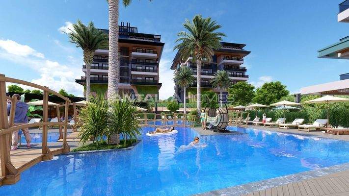 Real Estate with Private Beach in Alanya Kargicak