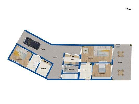 Grundriss Haupthaus - EG 