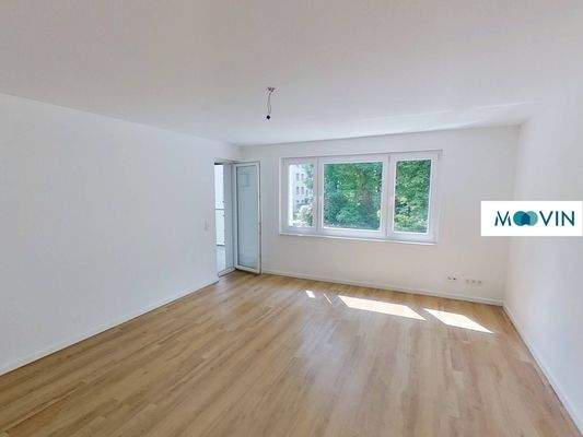 Ansicht I: Wohn- und Esszimmer