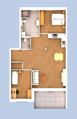 3D Ansicht Wohnung 07