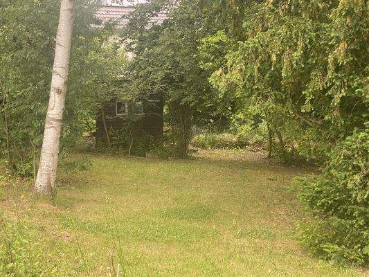 Hütte für Gartengeräte