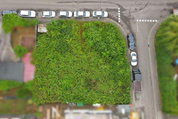 Grundstück Vogelperspektive