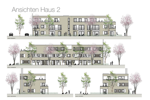 Ansicht Mehrfamilienhaus 2