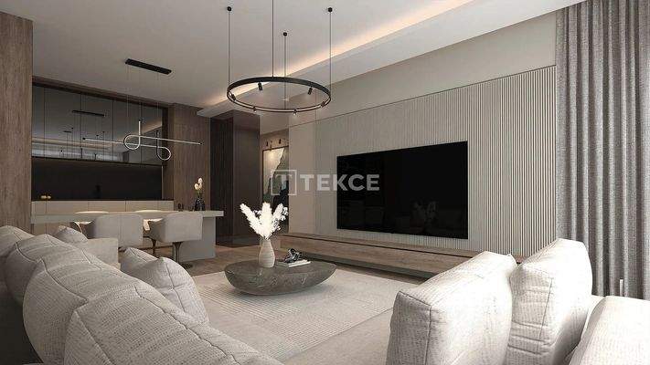 Chic Design 2-Bedroom Flats in a Project in Ankara