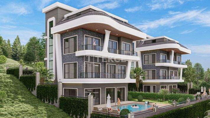 Detached Hill-Side Villas in Alanya Kargıcak